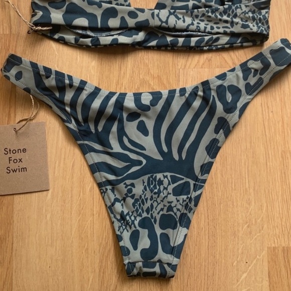 Stone Fox Swim Other - STONE FOX jungle Luka bikini bottom M swim